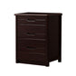 16" W Solid Wood Vertical Lingerie Chest Storage Chest Dresser with Drawers for Bedroom 20"L x 16"W x 27"H Black Clearhalo 'Bedroom Furniture' 'Dressers & Chests' 'dressers_chests' 'furn' 'furn_dressers_chests' 'Furniture' 5707008