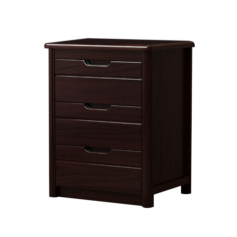 16" W Solid Wood Vertical Lingerie Chest Storage Chest Dresser with Drawers for Bedroom 20"L x 16"W x 27"H Black Clearhalo 'Bedroom Furniture' 'Dressers & Chests' 'dressers_chests' 'furn' 'furn_dressers_chests' 'Furniture' 5707008