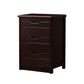 16" W Solid Wood Vertical Lingerie Chest Storage Chest Dresser with Drawers for Bedroom 18"L x 16"W x 27"H Black Clearhalo 'Bedroom Furniture' 'Dressers & Chests' 'dressers_chests' 'furn' 'furn_dressers_chests' 'Furniture' 5707009