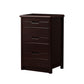 16" W Solid Wood Vertical Lingerie Chest Storage Chest Dresser with Drawers for Bedroom 16"L x 16"W x 27"H Black Clearhalo 'Bedroom Furniture' 'Dressers & Chests' 'dressers_chests' 'furn' 'furn_dressers_chests' 'Furniture' 5707010
