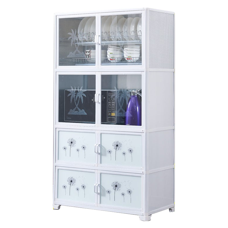 Server in vetro a buffet temperato soggiorno telaio in alluminio moderno server da cucina in stile moderno