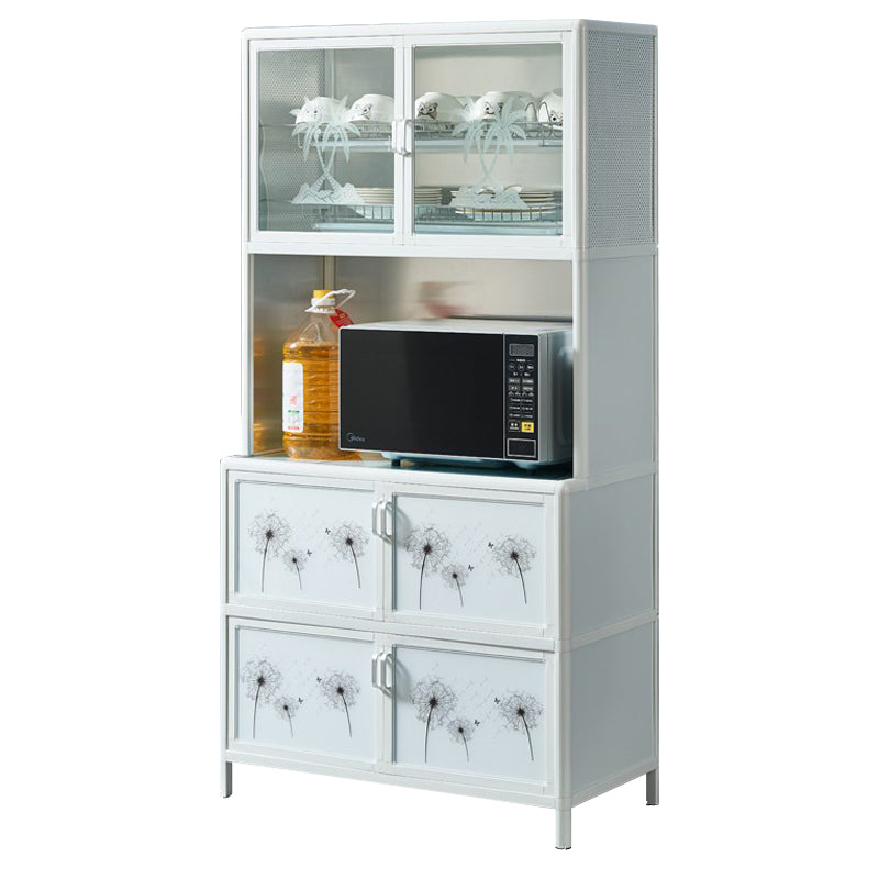 Server in vetro a buffet temperato soggiorno telaio in alluminio moderno server da cucina in stile moderno