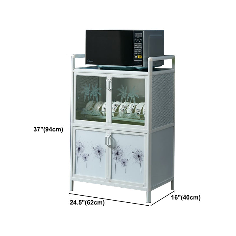Server in vetro a buffet temperato soggiorno telaio in alluminio moderno server da cucina in stile moderno