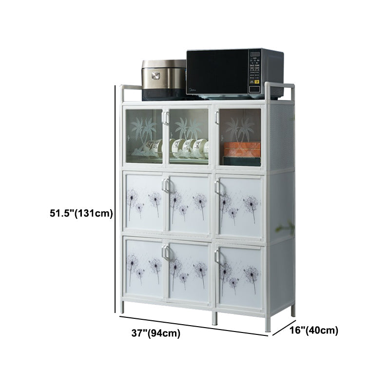 Server in vetro a buffet temperato soggiorno telaio in alluminio moderno server da cucina in stile moderno