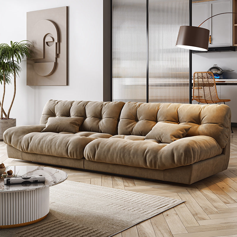 Zeitgenössischer armloser Sofa Tufted Split-Rücken-Wohnzimmersofa