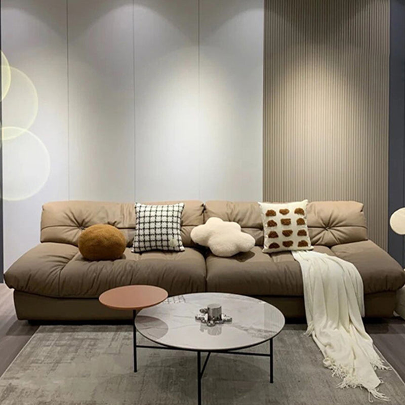 Zeitgenössischer armloser Sofa Tufted Split-Rücken-Wohnzimmersofa