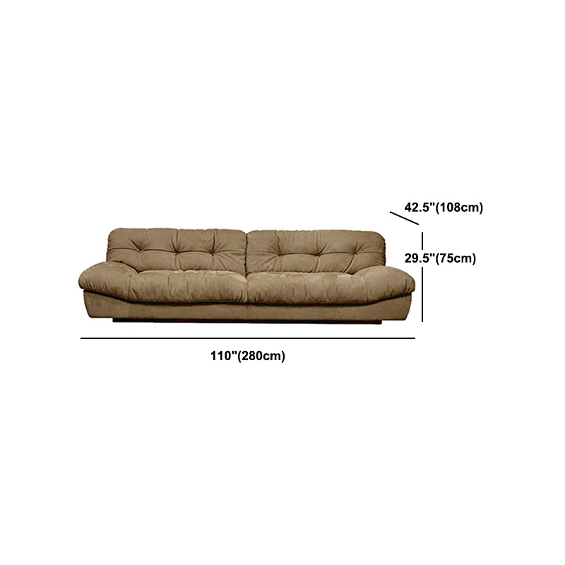 Zeitgenössischer armloser Sofa Tufted Split-Rücken-Wohnzimmersofa