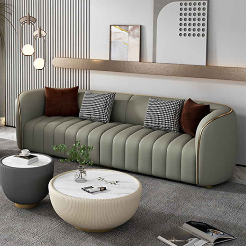 Sofá de cuero de estilo moderno