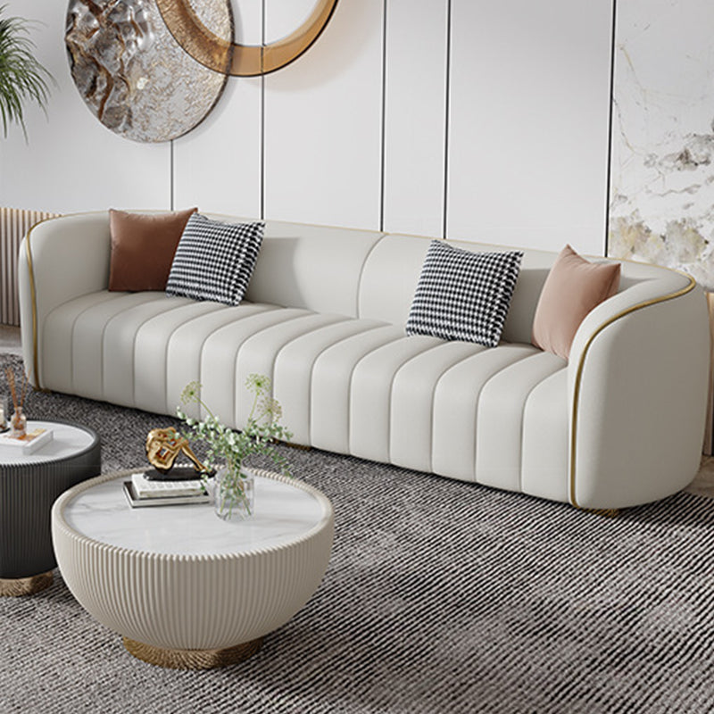 Sofá de cuero de estilo moderno