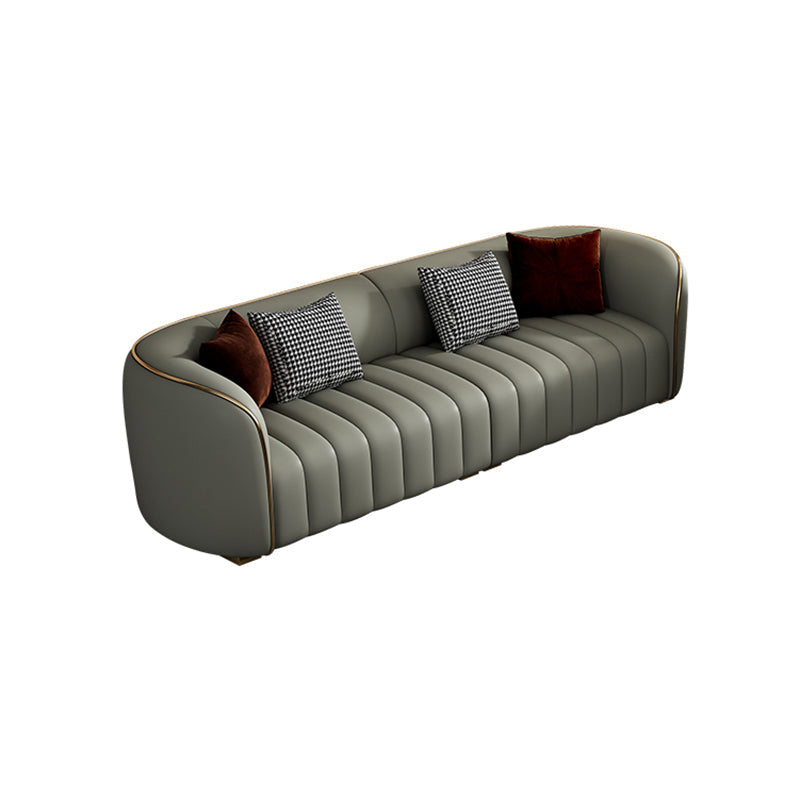 Sofá de cuero de estilo moderno