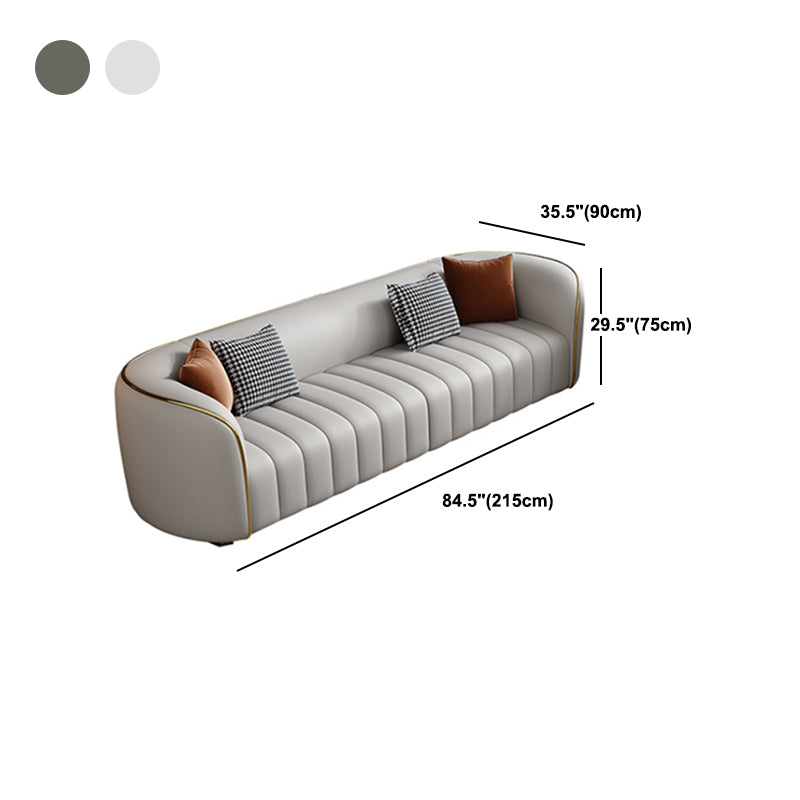 Sofá de cuero de estilo moderno