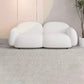 Modern Style Sofa Velvet Cushioned Backrest Sponge Cushions Fill Sofa Bed