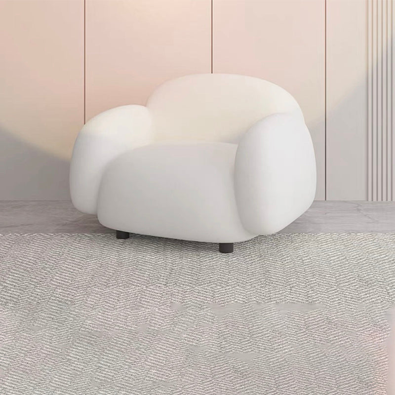 Modern Style Sofa Velvet Cushioned Backrest Sponge Cushions Fill Sofa Bed