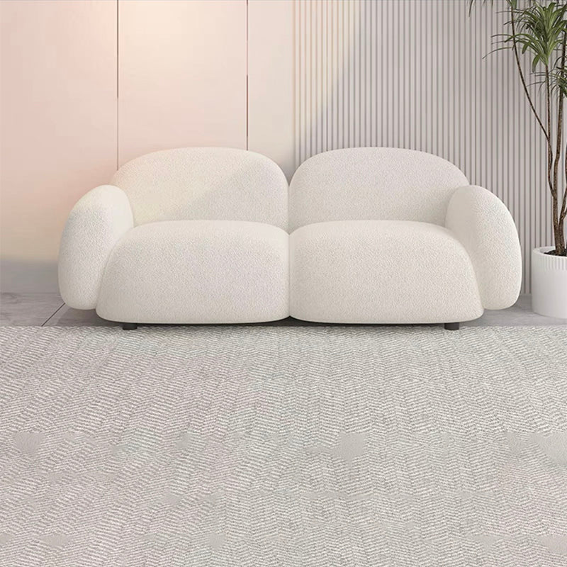 Modern Style Sofa Velvet Cushioned Backrest Sponge Cushions Fill Sofa Bed