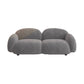 Modern Style Sofa Velvet Cushioned Backrest Sponge Cushions Fill Sofa Bed
