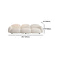 Modern Style Sofa Velvet Cushioned Backrest Sponge Cushions Fill Sofa Bed