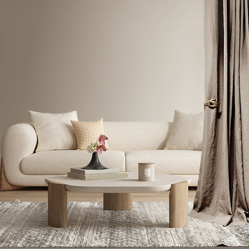 Sala de estar de estilo moderno loveseat de brazo de esmoquin apretado asiento trasero