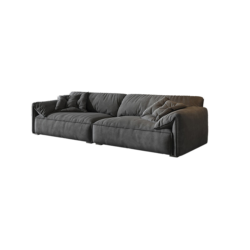 Modern Style Sofa Latex/sponge Cushion Filled with Pillow Back Sofa Bed 87"L x 39"W x 31"H Clearhalo 'furn' 'furn_sofas' 'Furniture' 'Living Room Furniture' 'Sofa' 'sofas' 5707352