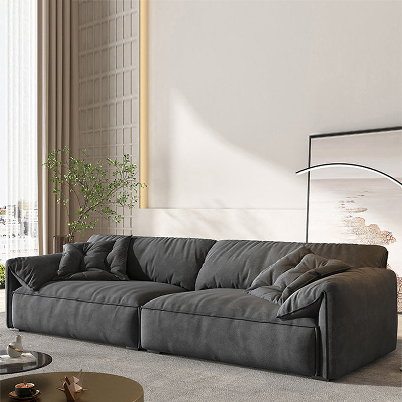Modern Style Sofa Latex/sponge Cushion Filled with Pillow Back Sofa Bed Clearhalo 'furn' 'furn_sofas' 'Furniture' 'Living Room Furniture' 'Sofa' 'sofas' 5707353