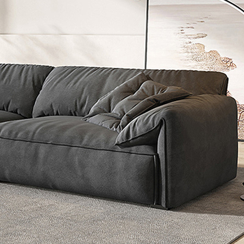 Modern Style Sofa Latex/sponge Cushion Filled with Pillow Back Sofa Bed Clearhalo 'furn' 'furn_sofas' 'Furniture' 'Living Room Furniture' 'Sofa' 'sofas' 5707357