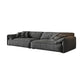 Modern Style Sofa Latex/sponge Cushion Filled with Pillow Back Sofa Bed 126''L x39"W x 31"H Clearhalo 'furn' 'furn_sofas' 'Furniture' 'Living Room Furniture' 'Sofa' 'sofas' 5707361