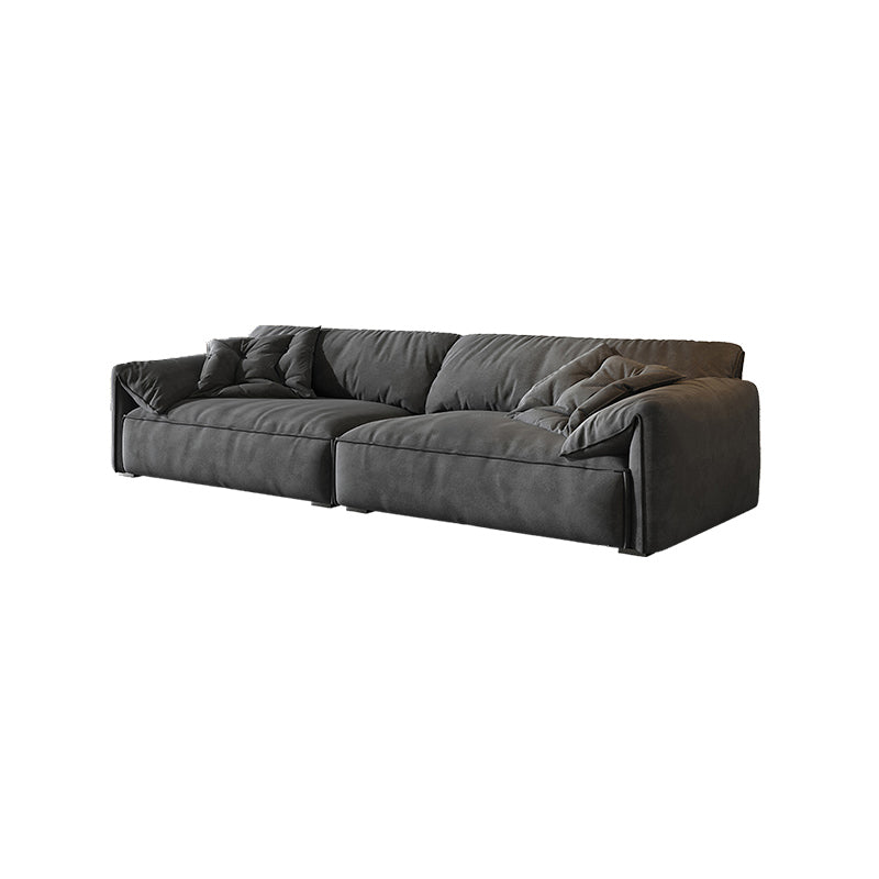 Modern Style Sofa Latex/sponge Cushion Filled with Pillow Back Sofa Bed 94.5''L x39"W x 31"H Clearhalo 'furn' 'furn_sofas' 'Furniture' 'Living Room Furniture' 'Sofa' 'sofas' 5707363