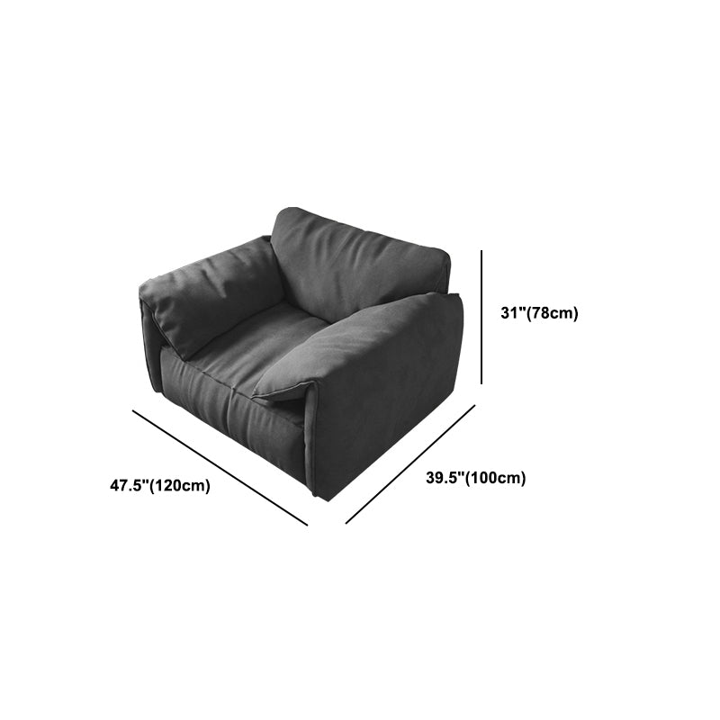 Modern Style Sofa Latex/sponge Cushion Filled with Pillow Back Sofa Bed Clearhalo 'furn' 'furn_sofas' 'Furniture' 'Living Room Furniture' 'Sofa' 'sofas' 5707371