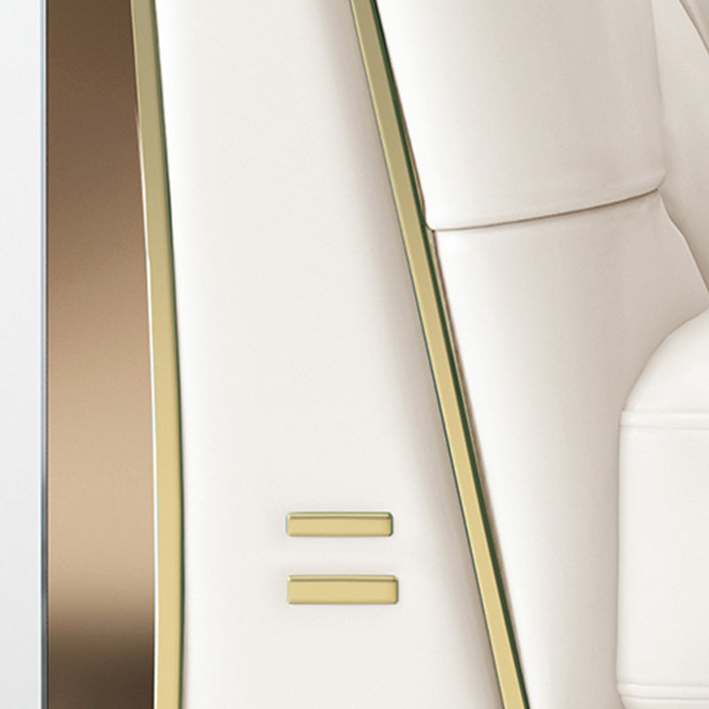 現代的な28.7 "Hフェイクレザータフトタキシードアームソファリビングルーム