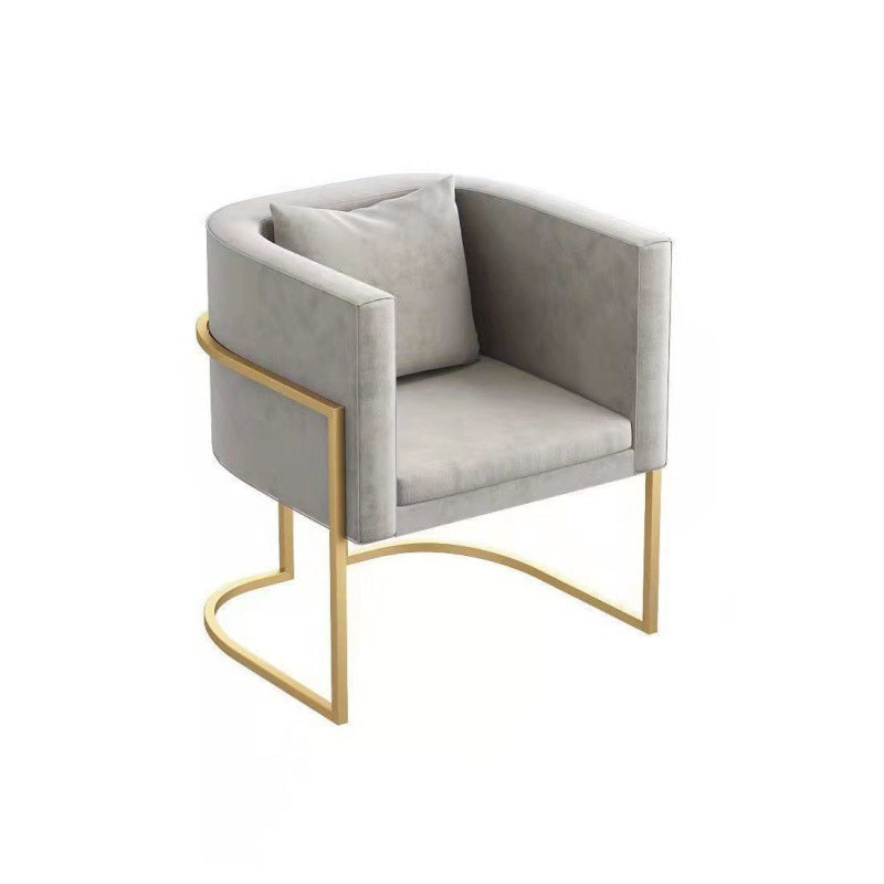 Divano moderno di velluto in oro moderno braccio smoking loveat stile contemporaneo