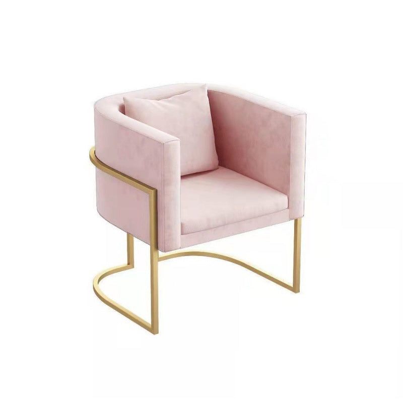 Divano moderno di velluto in oro moderno braccio smoking loveat stile contemporaneo