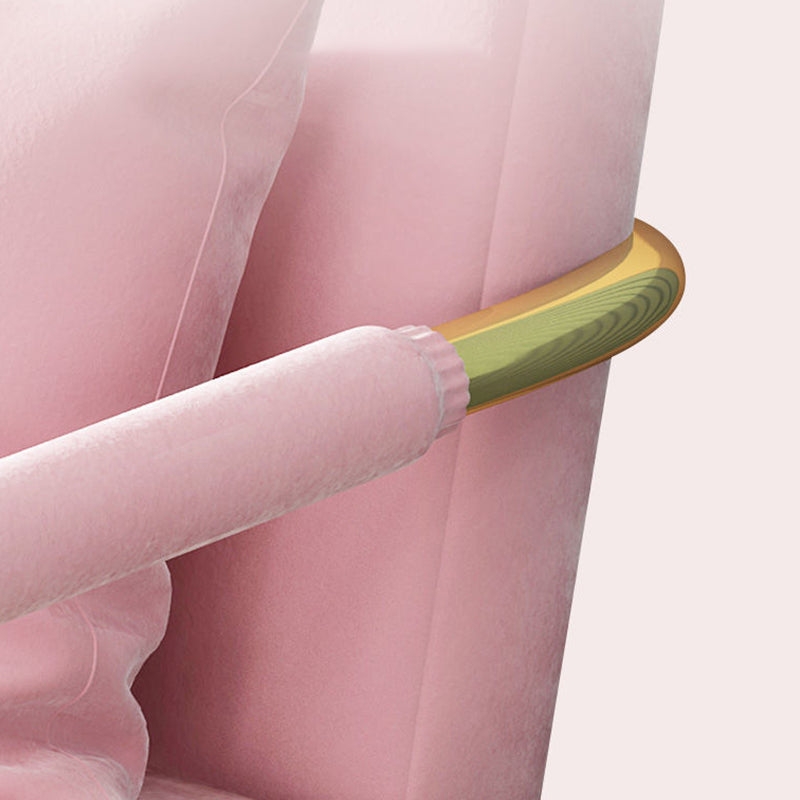 3-seater Velvet Sofa with 3 Pillows Square Arm for Living Room