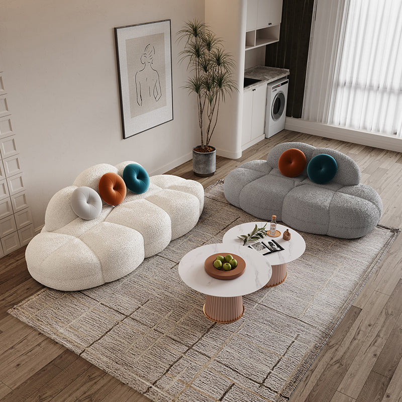 37.4 "W * 28.74" H SOFA Sofá de lana moderna para la sala de estar para sala de estar