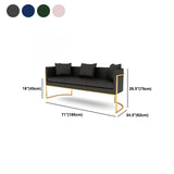 24.40 "W x 29.52" H Sofá de esmoquin contemporáneo Sofá estándar para sala de estar para sala de estar