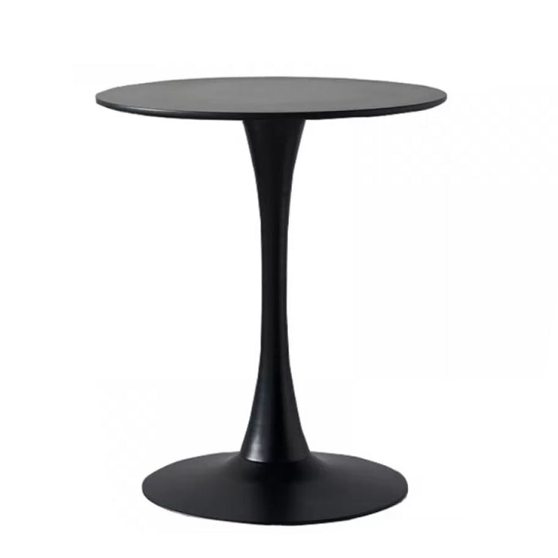 Contemporary Wood Round Dining Set Plastic 1/2/3 Pieces Dining Furniture for Home Black 24"L x 24"W Clearhalo 'Dining Room Sets' 'Dining Tables & Seating' 'dining_room_set' 'furn' 'furn_dining_room_set' 'Furniture' 'Kitchen & Dining Furniture' 5707739