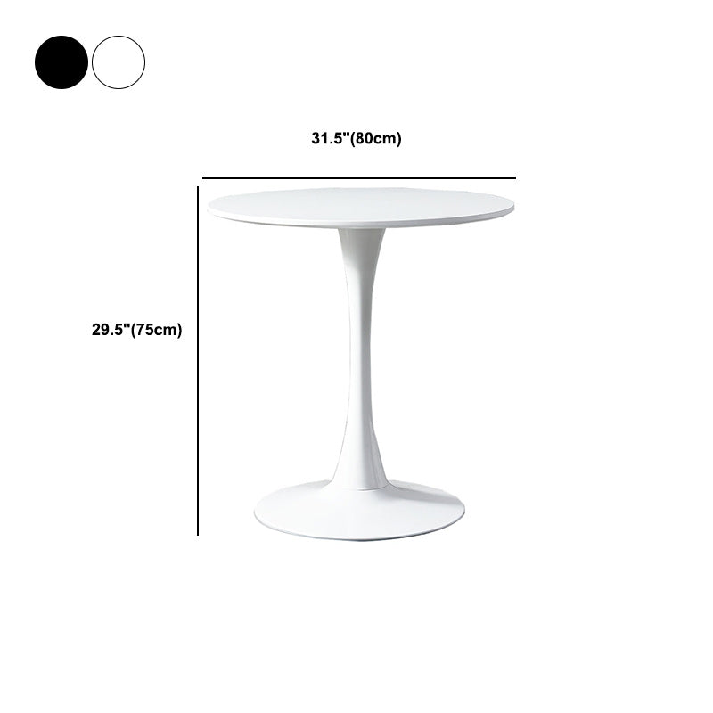 Contemporary Wood Round Dining Set Plastic 1/2/3 Pieces Dining Furniture for Home Clearhalo 'Dining Room Sets' 'Dining Tables & Seating' 'dining_room_set' 'furn' 'furn_dining_room_set' 'Furniture' 'Kitchen & Dining Furniture' 5707753