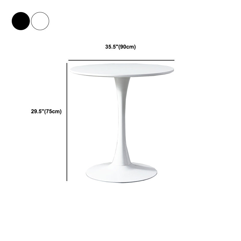 Contemporary Wood Round Dining Set Plastic 1/2/3 Pieces Dining Furniture for Home Clearhalo 'Dining Room Sets' 'Dining Tables & Seating' 'dining_room_set' 'furn' 'furn_dining_room_set' 'Furniture' 'Kitchen & Dining Furniture' 5707754