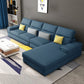 Modern Sectional Sofa with Chaise and Adjustable Head Pillow