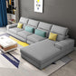 Modern Sectional Sofa with Chaise and Adjustable Head Pillow