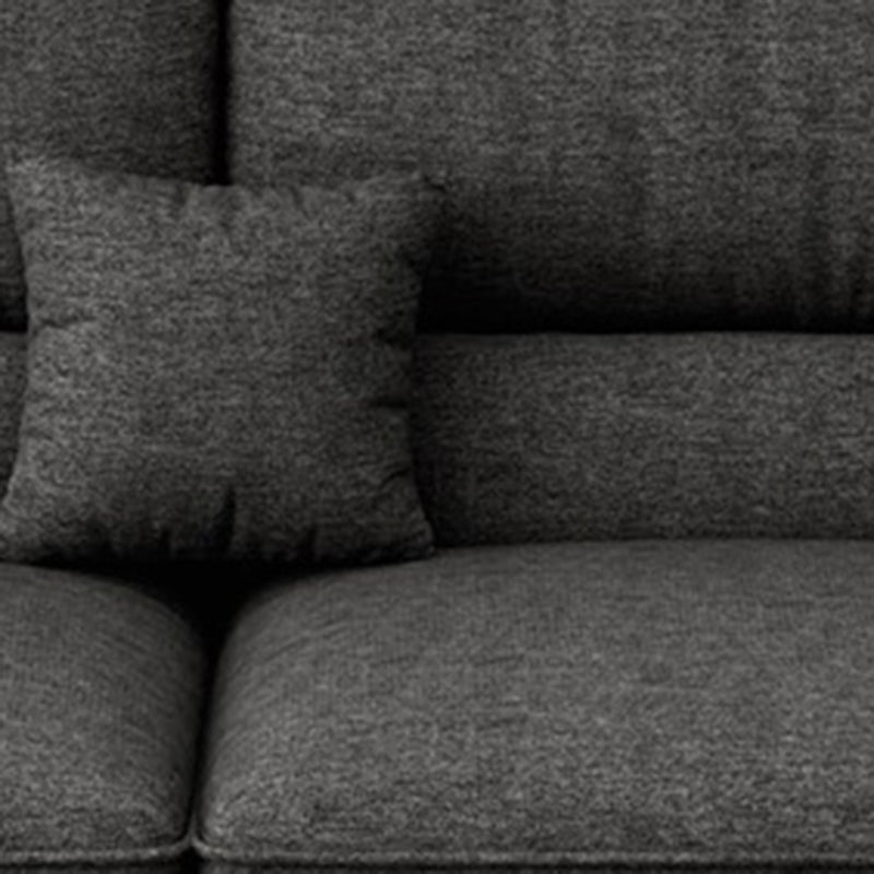 Contemporary Fabric 4-seat Sectionals 126" Pillow Top Arm Sectionals