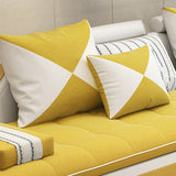 129.13 Inches Long Velvet Sectional Modern Sectional for Living Room Clearhalo 'furn' 'furn_sectionals' 'Furniture' 'Living Room Furniture' 'Sectionals' 5707891