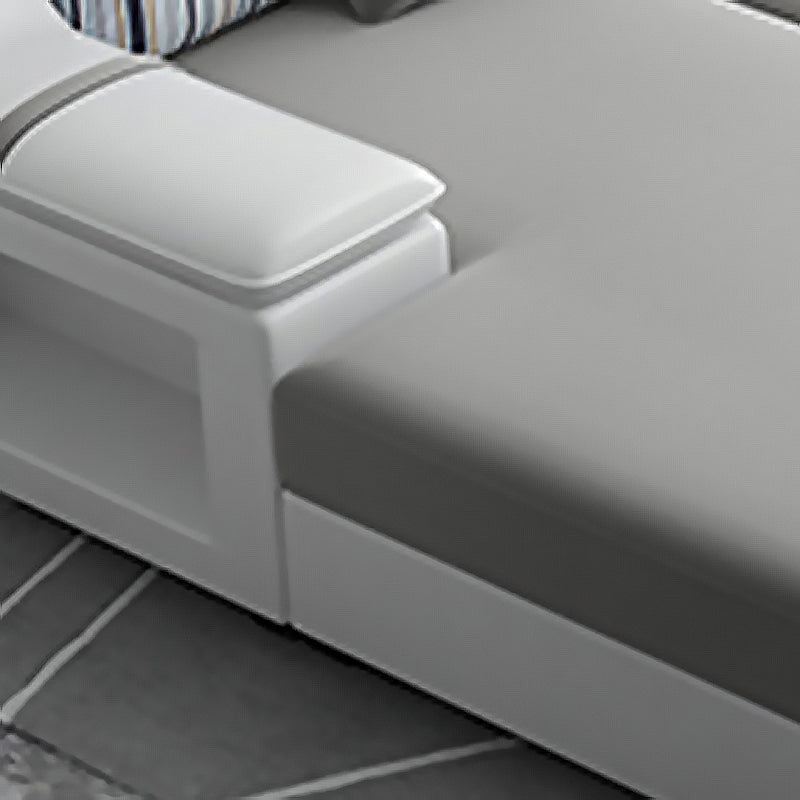 Section de teinture moderne de gris léger sectionnel sectionnel