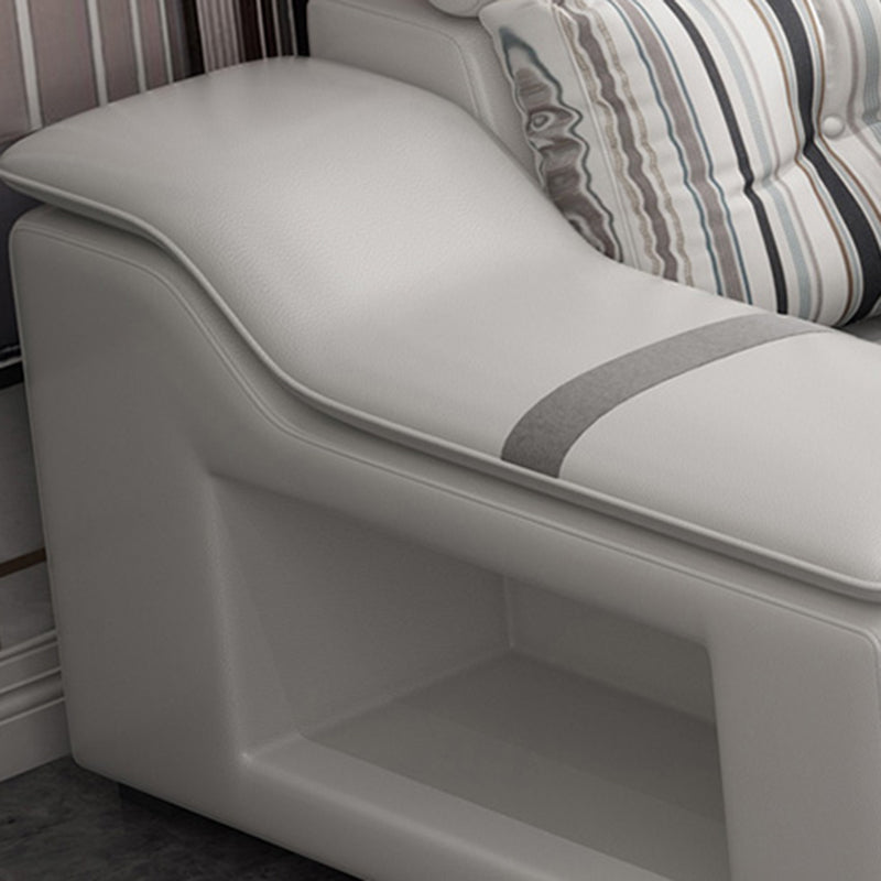 Section de teinture moderne de gris léger sectionnel sectionnel