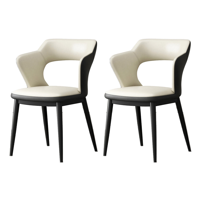 Chaise latéral sans bras moderne du milieu du siècle