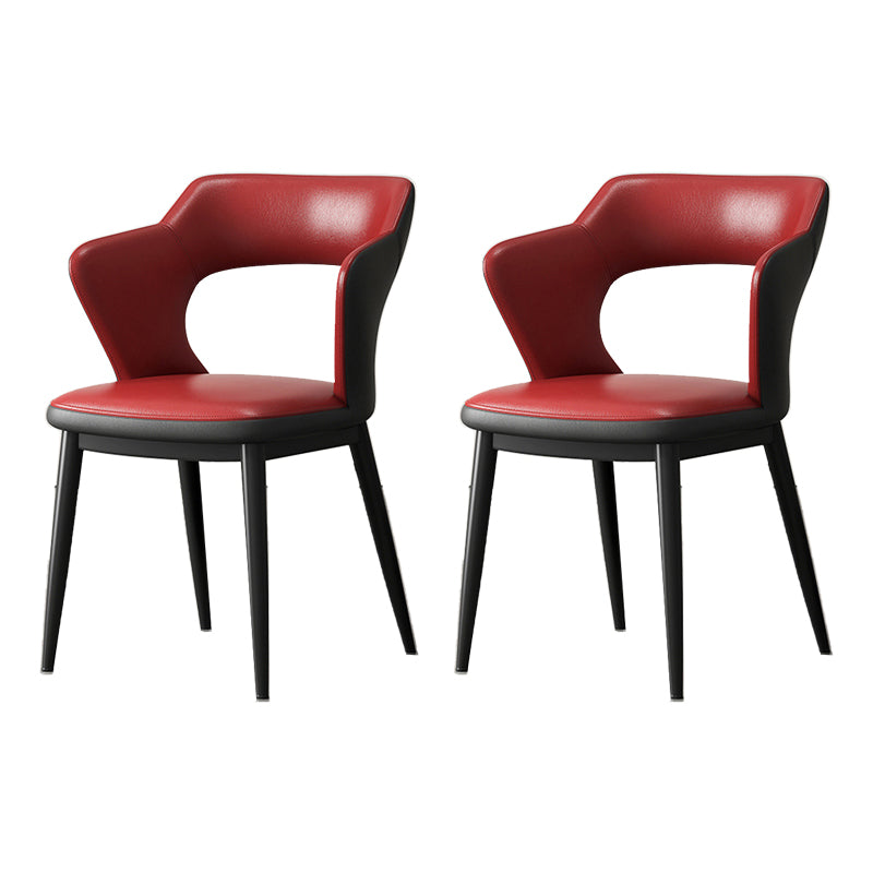 Chaise latéral sans bras moderne du milieu du siècle