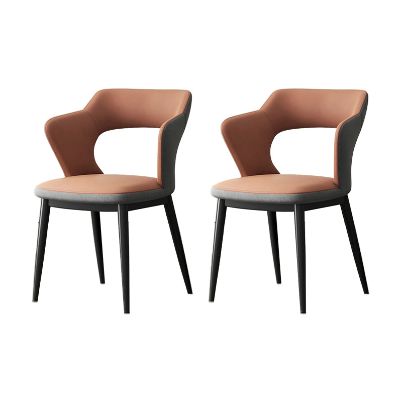 Chaise latéral sans bras moderne du milieu du siècle