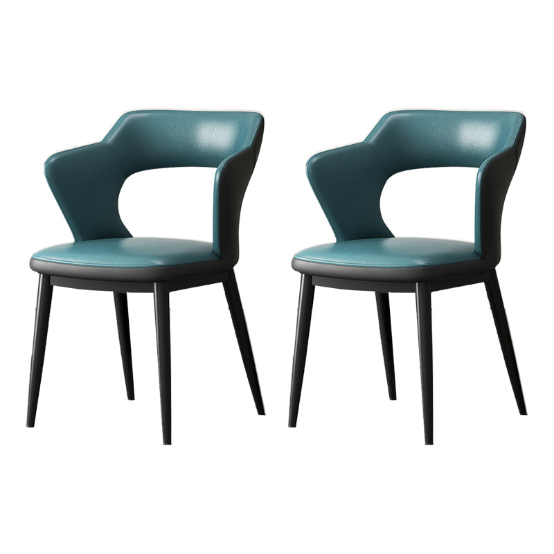 Chaise latéral sans bras moderne du milieu du siècle