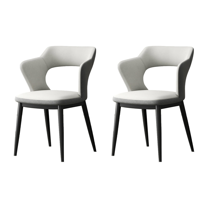 Chaise latéral sans bras moderne du milieu du siècle