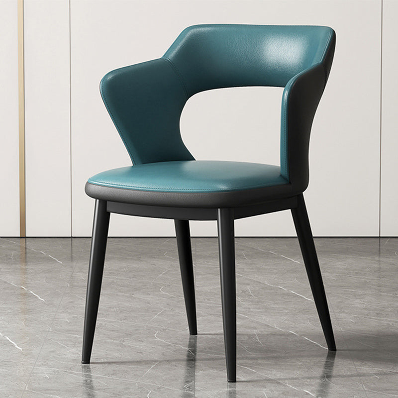 Chaise latéral sans bras moderne du milieu du siècle