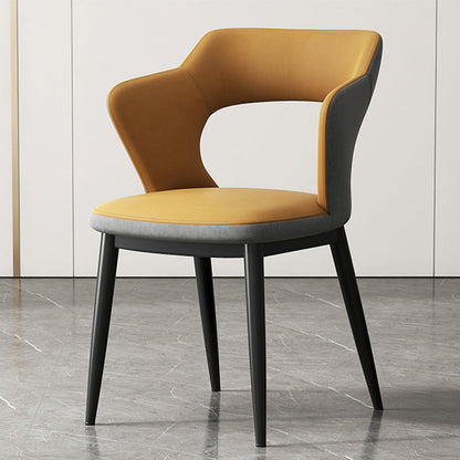 Chaise latéral sans bras moderne du milieu du siècle