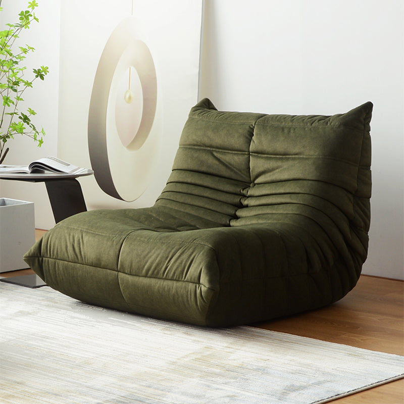 Skandinavischer 41,7 "Weitfarbs -Wildlederschwamm Armless Chair